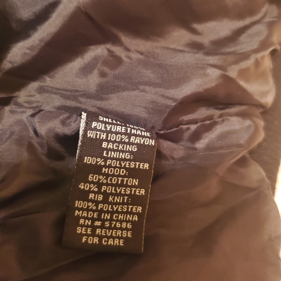 New look faux leather button jacket - Picture 4 of 5